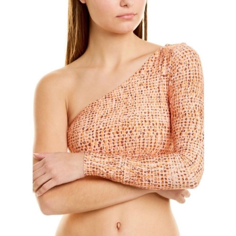 NWT L*Space Cardigan Crop Top Rashguard Top Medium